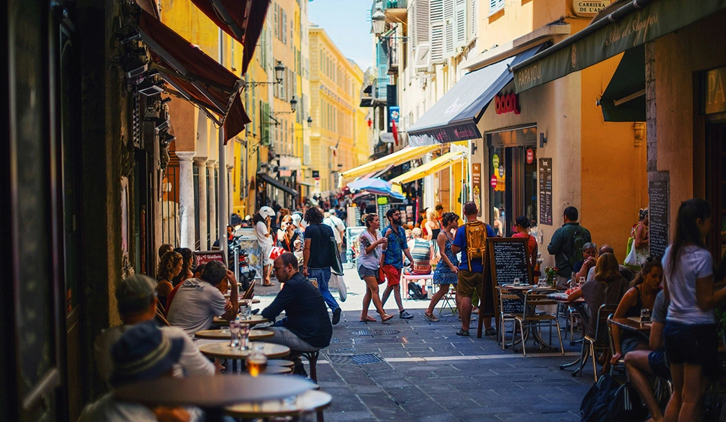 illustration d'une rue de grande ville